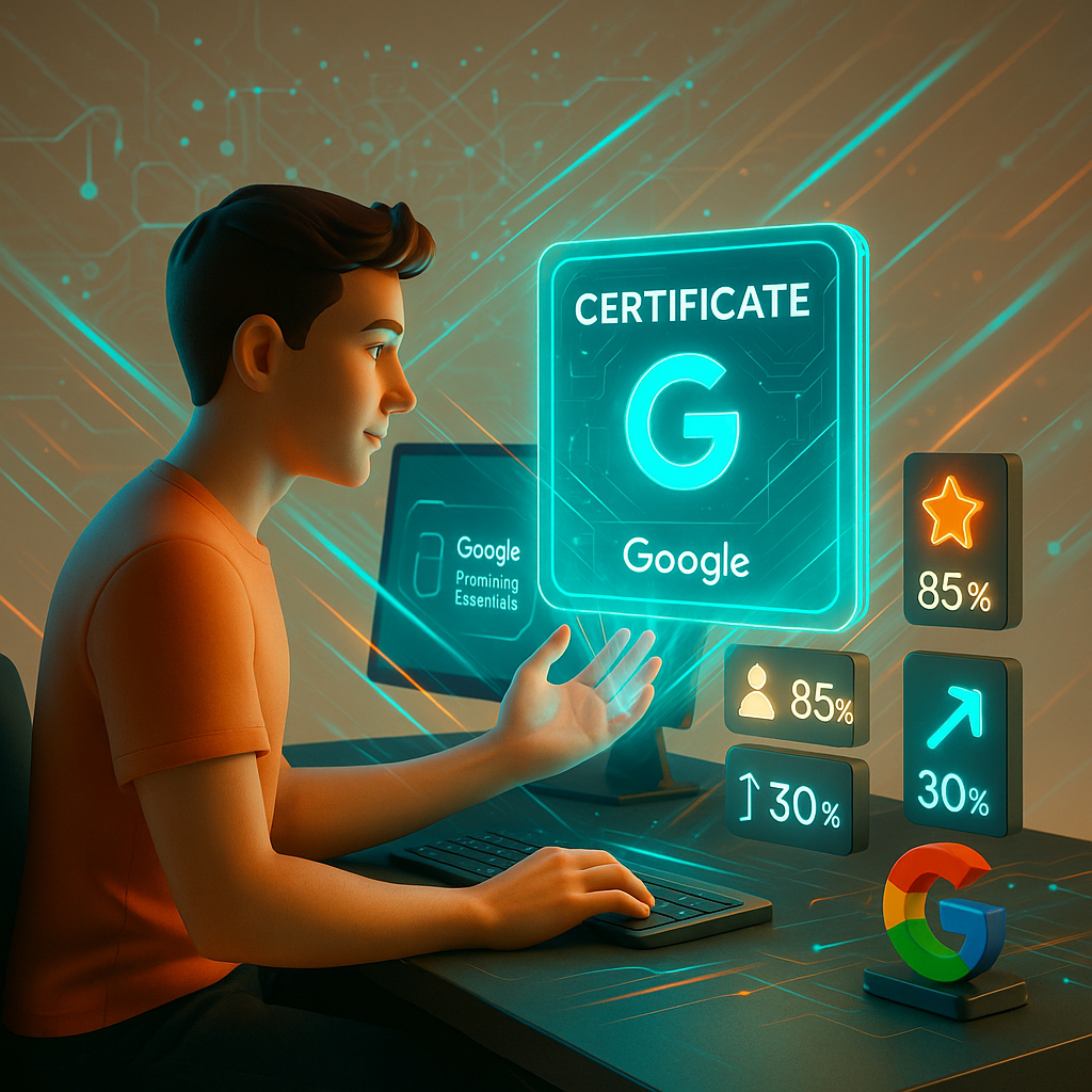 Certyfikat Google w 6 godzin - zwiększ produktywność zespołu z AI