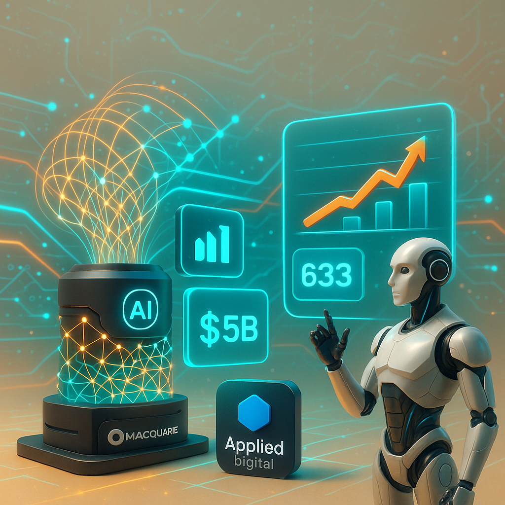 Macquarie i Applied Digital: kluczowe partnerstwo w finansach i AI dla wysokowydajnych centrów danych