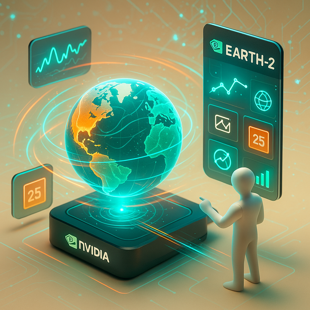 NVIDIA Earth-2 jako narzędzie AI do przewidywania zmian klimatu w biznesie