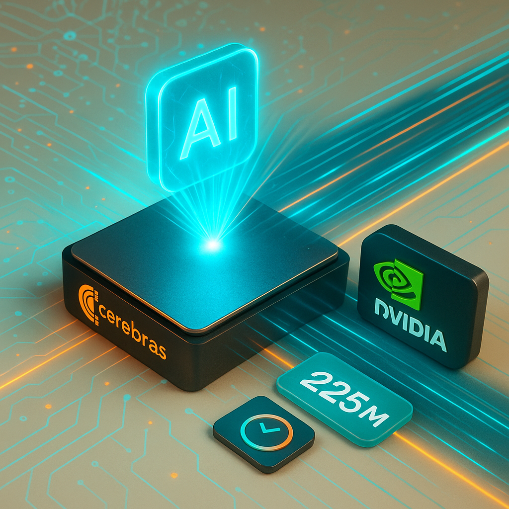 Cerebras inwestuje 225 milionów dolarów w nowe chipy AI, co może wywrócić rynek chipów, a zwłaszcza lidera Nvidia.