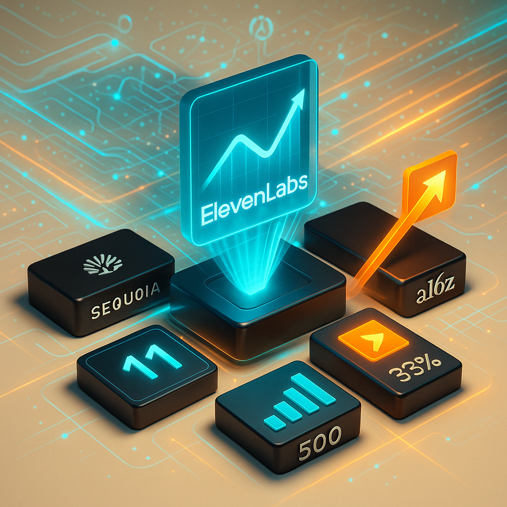 ElevenLabs osiąga wycenę 11 miliardów dolarów w sektorze AI i dźwięku.