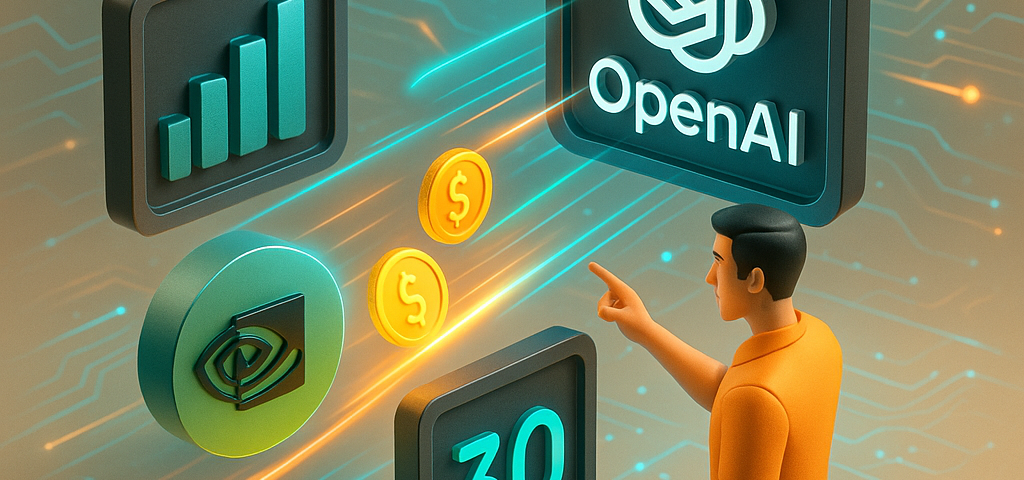 Nvidia inwestuje 30 miliardów dolarów w OpenAI, zmieniając się w głównego właściciela tej firmy.