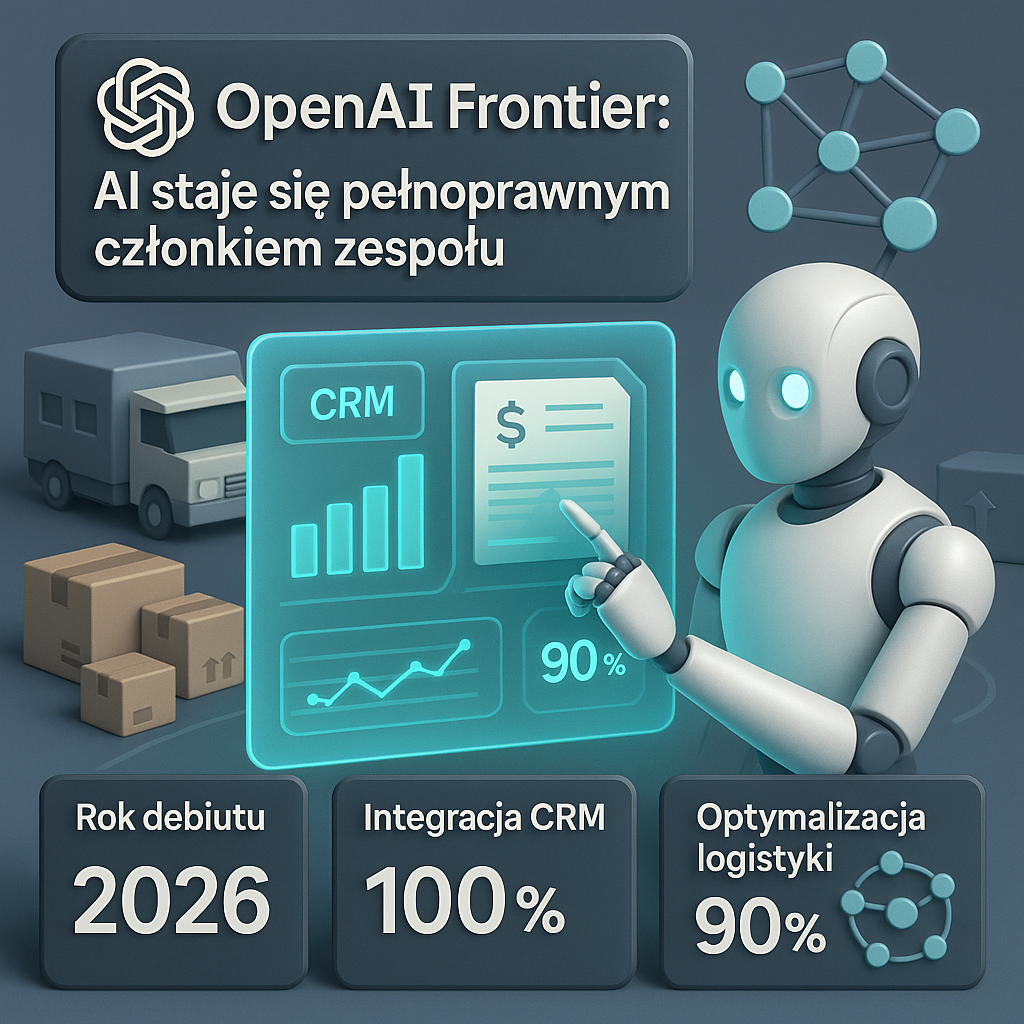 OpenAI Frontier jako pełnoprawny członek zespołu w firmie, transformacja procesów biznesowych