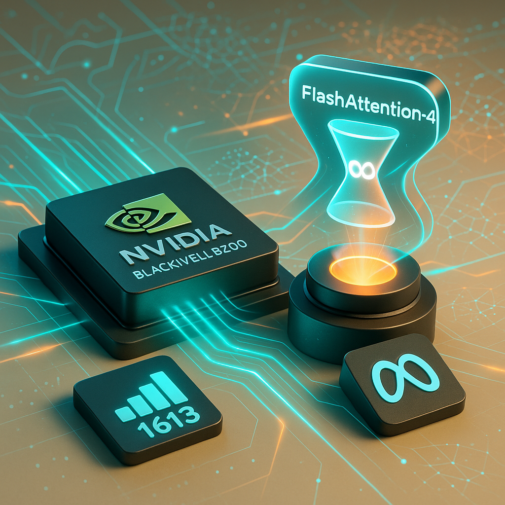 Innowacyjny algorytm FlashAttention-4 zwiększa wydajność serwerów bez wymiany sprzętu