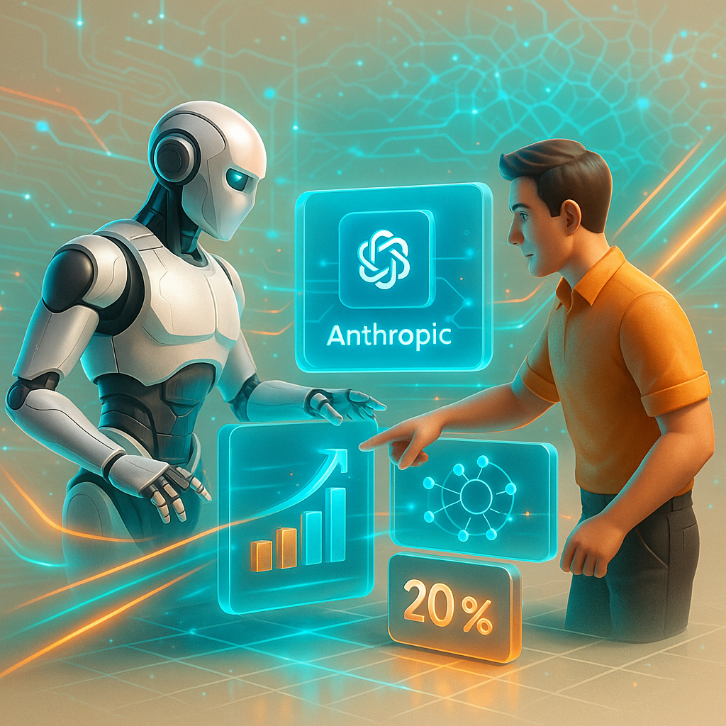 Raport Anthropic o lukach kompetencyjnych w rynku pracy związanych z AI