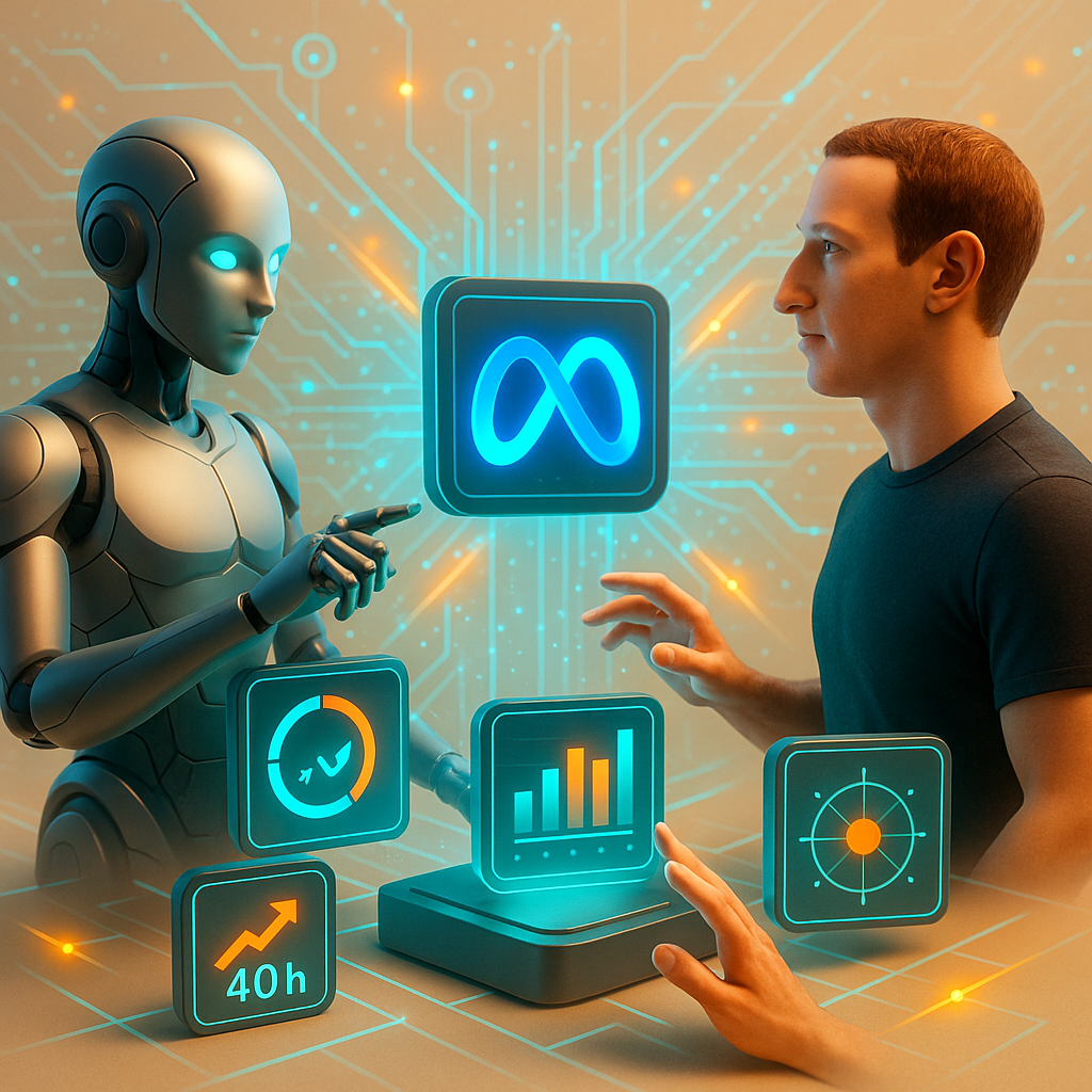 Mark Zuckerberg jako AI-Native CEO zmienia zarządzanie w Meta przez agentów AI