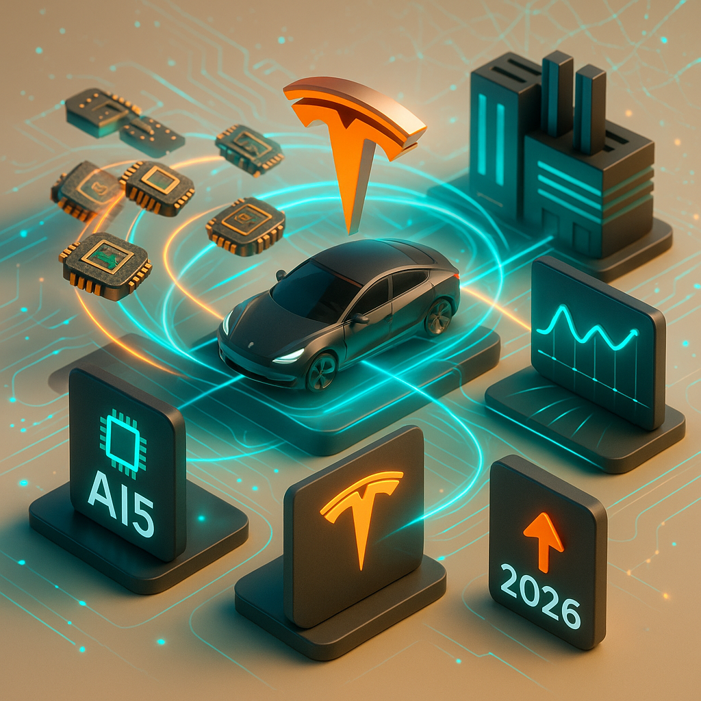 Tesla Terafab i Elon Musk: nowa fabryka czipów AI5 przejmuje kontrolę nad łańcuchem dostaw w AI.