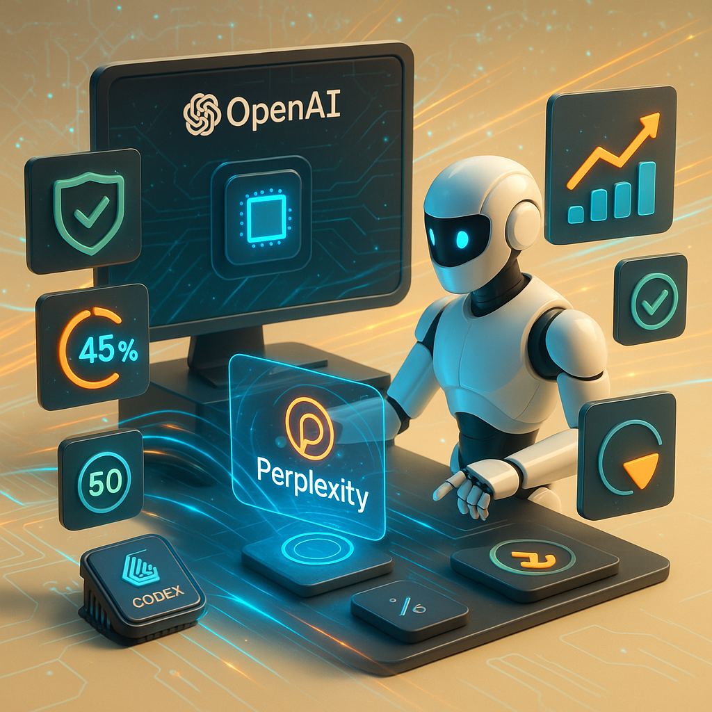 Nowe usługi AI od Perplexity i OpenAI zwiększają efektywność pracy na komputerze