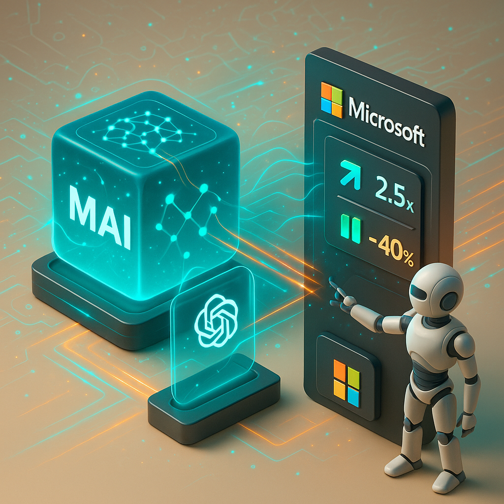 Microsoft wyzwanie dla OpenAI z nowymi modelami MAI w autonomicznej infrastrukturze