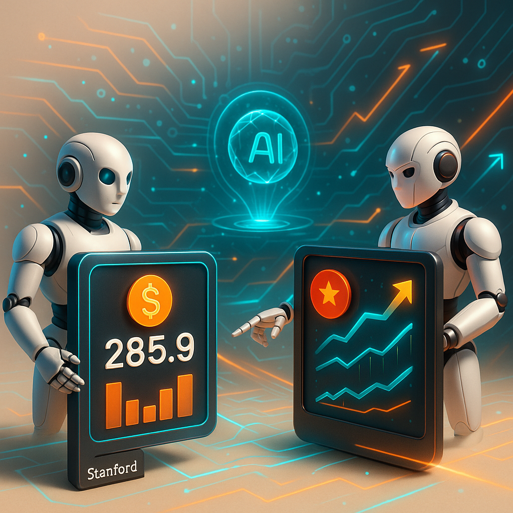 Raport Stanford AI Index 2026: USA liderem w AI, Chiny w ścisłej czołówce, analiza finansowania sztucznej inteligencji.