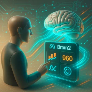 Technologia Brain2Qwerty v2 od Meta zmienia interakcję człowieka z maszyną przez nieinwazyjne dekodowanie myśli.