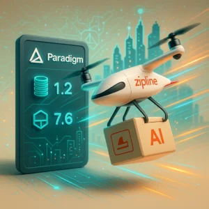 Fundusz Paradigm inwestuje 1,2 mld USD w AI i robotykę z projektami jak Zipline