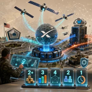 SpaceX jako lider infrastruktury AI dla sektora obronnego, analizując kontrakty z Pentagonem.