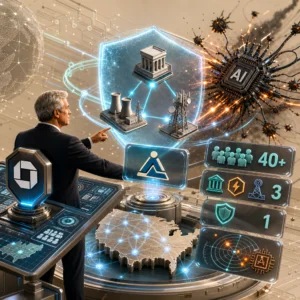 koalicja-prezesow-ai-zagrozenia.png Jamie Dimon tworzy koalicję 40 prezesów do walki z zagrożeniami AI i cyberbezpieczeństwem.