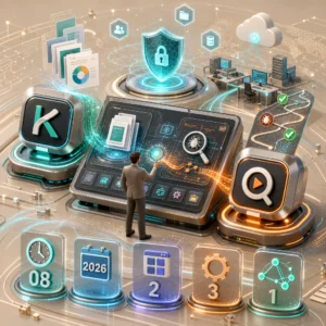 Nowe narzędzia AI w sierpniu 2026 roku, takie jak Kimi Work i Replay QA, automatyzacja procesów biznesowych.