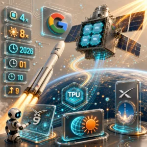 Google wysyła chipy AI w kosmos z rakietą SpaceX w misji Project Suncatcher.