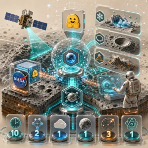 Nowy model AI NASA i IBM na Hugging Face wspierający badania Księżyca