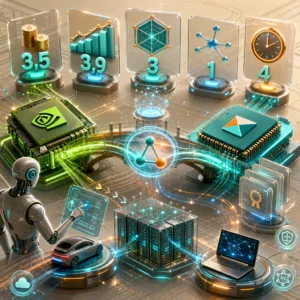 NVIDIA inwestuje 3,5 mld USD w MediaTek, zmieniając rynek procesorów AI poprzez NVLink Fusion.