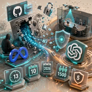 Incydenty bezpieczeństwa Meta i OpenAI w październiku 2026 roku z wyciekiem danych i zagrożeniem wewnętrznym.