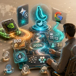 Analiza ruchów rynkowych gigantów AI, takich jak Nvidia i Google, i ich wpływ na technologie do 2026 roku.